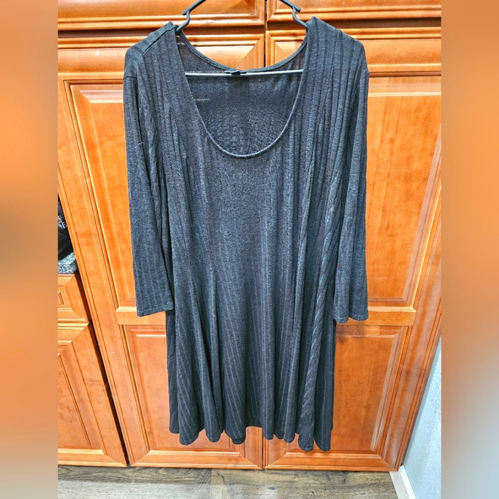 Torrid Black Ripped Sweater Dress #321